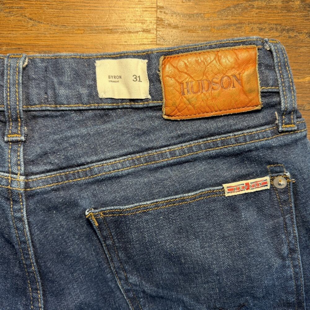 Hudson Byron Straight Leg Denim Jeans, Size 31 - Picture 12 of 16